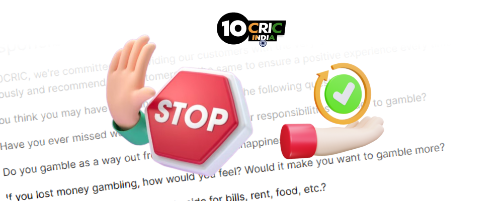 10CRIC responsible gaming tools for Indian players